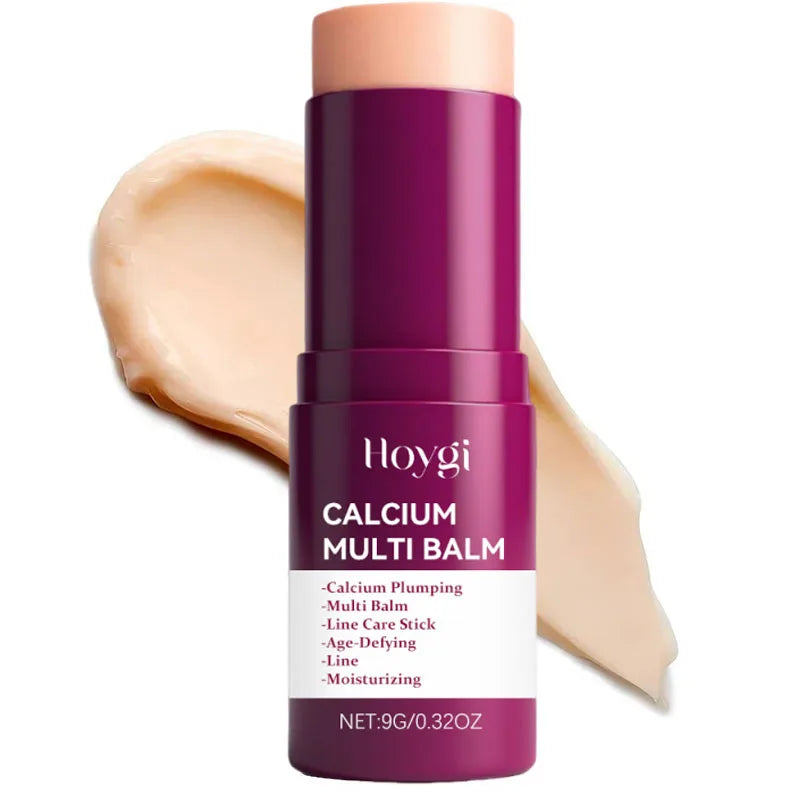 Korean Calcium Volume Multi Balm Stick - Hydrating & Firming Stick Anti-Wrinkle Care Collagen Infused Pre-Makeup Moisturizer