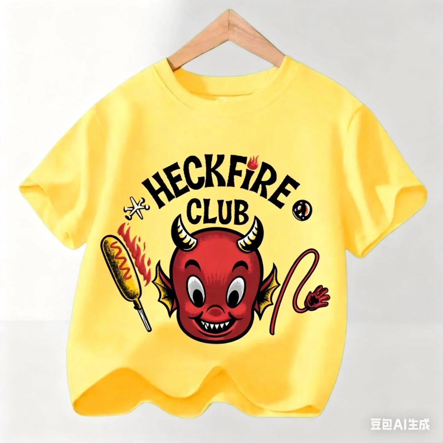 Graphic Party T-shirt, Cool Casual Clothing for Fans, Kids' T-shirt with Hot Stranger Movie Theme for Boys and Girls, Modern
