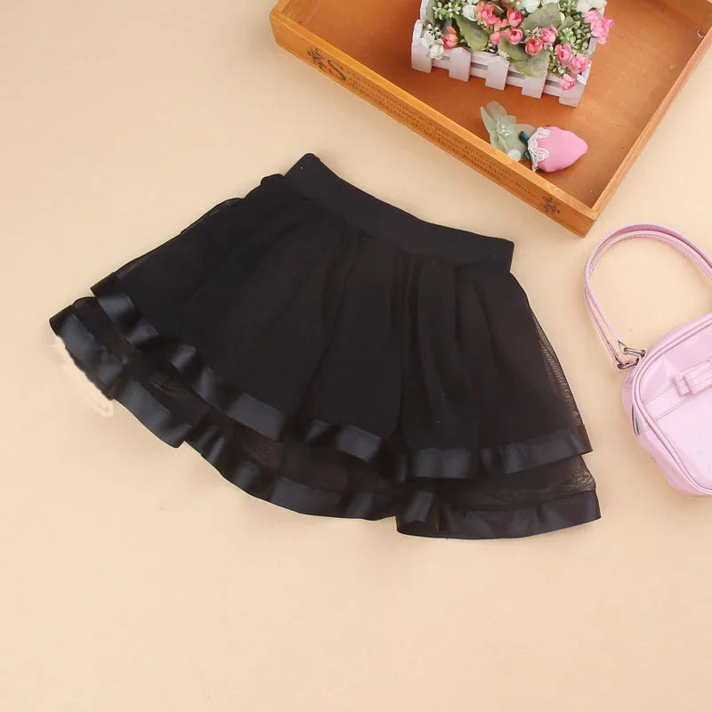 2024 Summer Baby Toddler Teenager Girls White Blouse Chiffon Ruffles Girl Tops Kids Shirt Children Clothes 6 8 10 12 Years