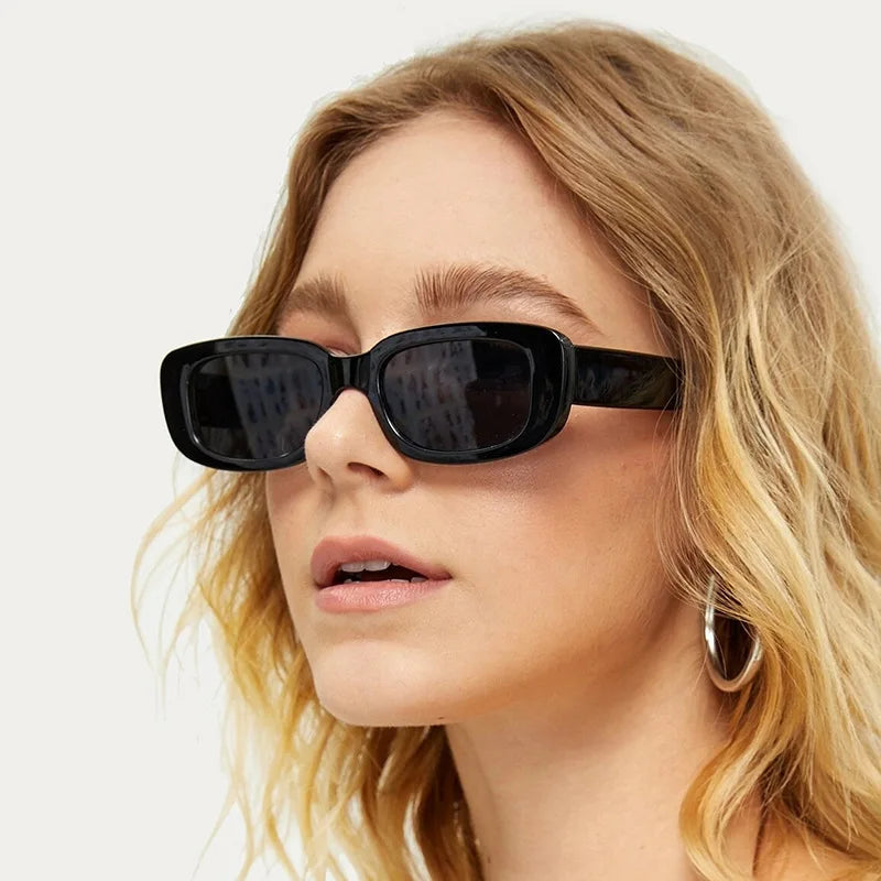 New Retro Square Frame Sunglasses for Men and Women Driving UV400 Protection Street Shoots Classic Fashion Colorful Y2K Eyewear