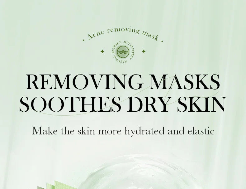 5pcs SADOER Salicylic Acid Face Mask Moisturizing Nourishing Firming Hydrating Facial Masks Face Sheet Mask Skin Care