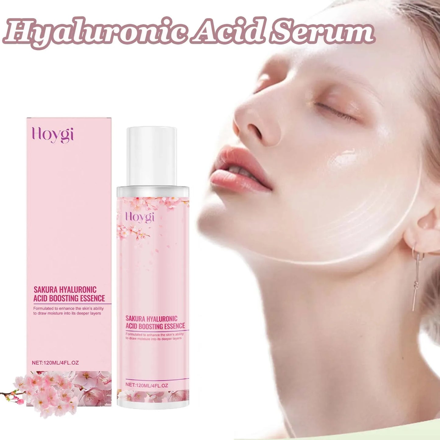 Hyaluronic Acid Face Serum Brightening Plumping Smoothing Deep Nourishing for Dry Skin Daily Skincare Moisturizing Essence
