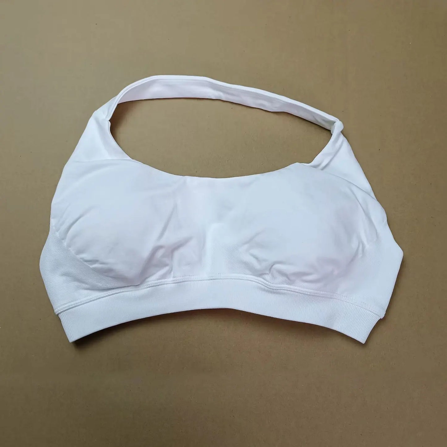 NCLAGEN Impact Sports Bra Women Seamless Halter Top High Support Push-up Open Back Gym wear Fitness Yoga Workout underwear