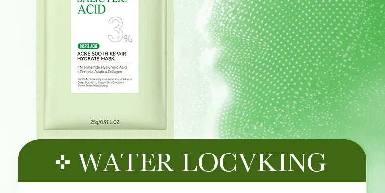 5pcs SADOER Salicylic Acid Face Mask Moisturizing Nourishing Firming Hydrating Facial Masks Face Sheet Mask Skin Care