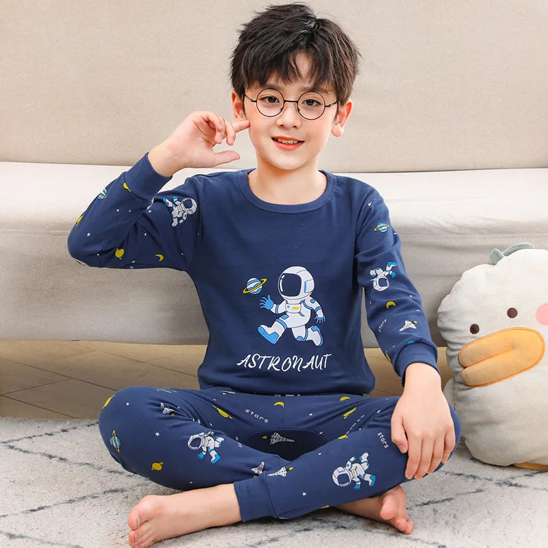 Girls Pajamas Sets 2 to 3 4 5 6 7 8 9 10 11 12 13 14 Years Cotton 100 Toddler Kids Pijamas Long Sleeve Cute Pyjama Pink Cat Pjs
