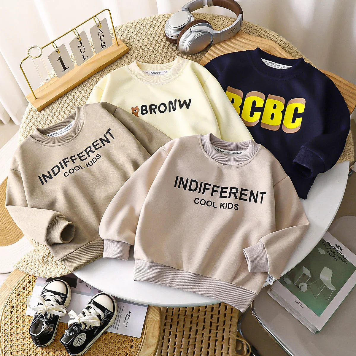 Kids Autumn Sweatshirt Children Clothing New Fashion Loose Casual Pullover Long Sleeve Tracksuits