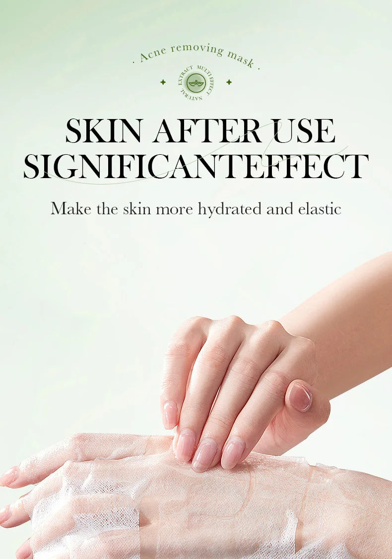 5pcs SADOER Salicylic Acid Face Mask Moisturizing Nourishing Firming Hydrating Facial Masks Face Sheet Mask Skin Care