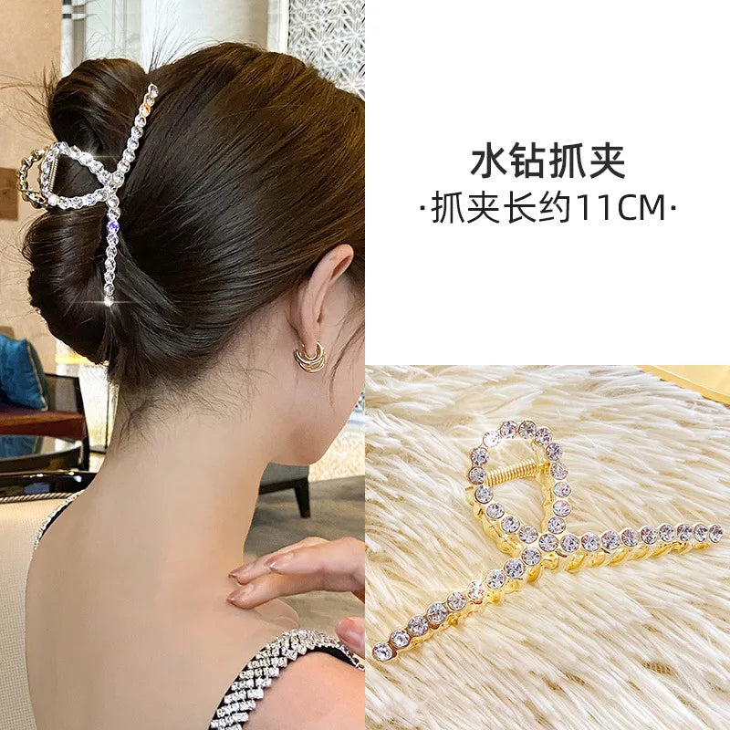 Fashion Summer Metal Geometric Hair Clips for Women French Big Claw Clips Woman Girls Hair Clip Headwear Pince Cheveux Wholesale