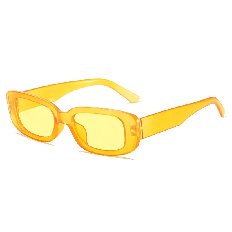 New Retro Square Frame Sunglasses for Men and Women Driving UV400 Protection Street Shoots Classic Fashion Colorful Y2K Eyewear