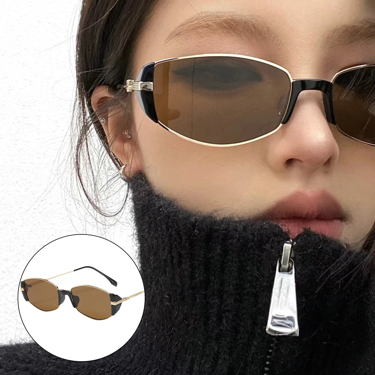 New Trendy Ladies Shade Sunglasses Outdoor Driving Eye Protection Goggles Unisex UV400 Eyeglasses Óculos De Sol for Female Men