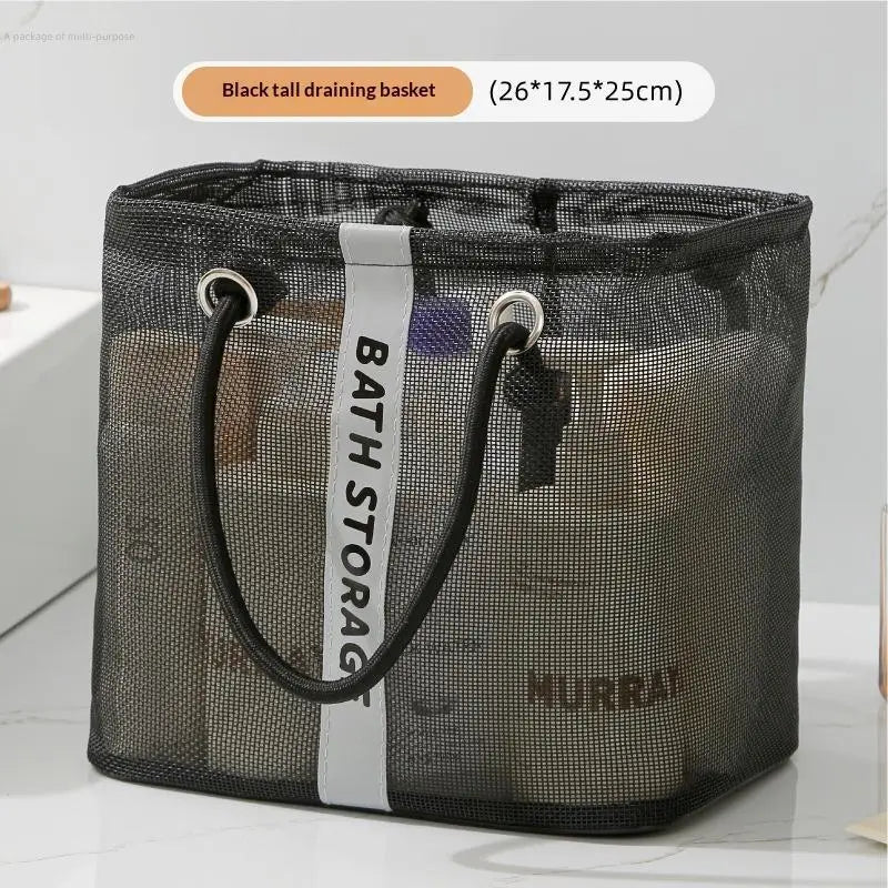 Portable Tote Shower Basket WaterproofBag With Handle Large Capacity Toiletry Bag Organizer Unisex