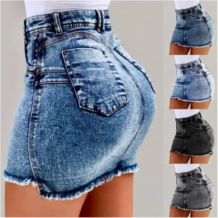 Fashionable 2012 New Summer Large Size Women's Clothing European American Sexy Elegant Denim Bodycon Skirt For Women