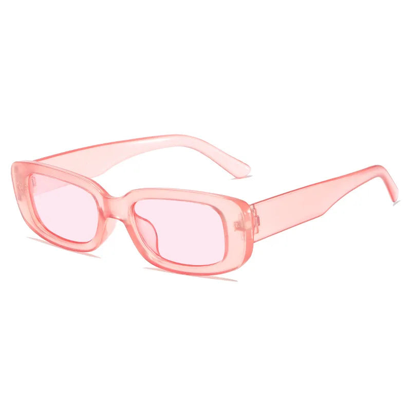 New Retro Square Frame Sunglasses for Men and Women Driving UV400 Protection Street Shoots Classic Fashion Colorful Y2K Eyewear