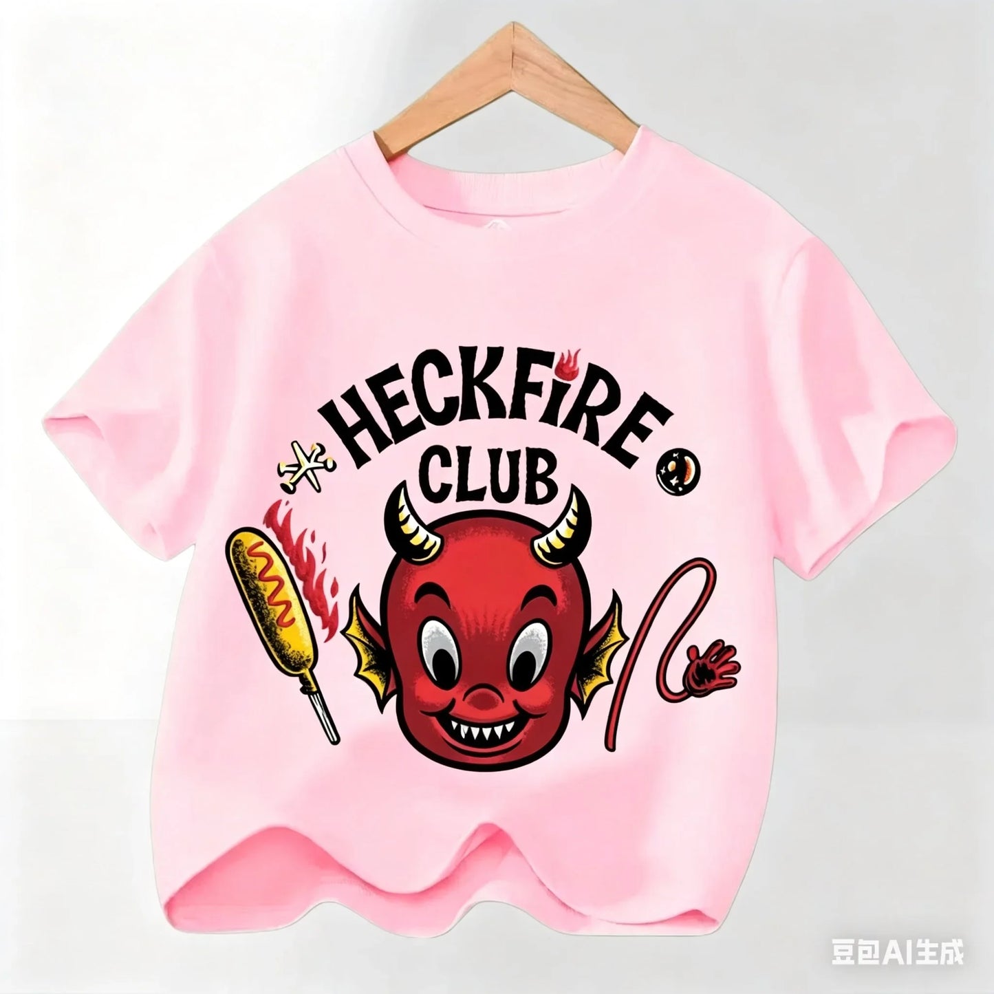 Graphic Party T-shirt, Cool Casual Clothing for Fans, Kids' T-shirt with Hot Stranger Movie Theme for Boys and Girls, Modern