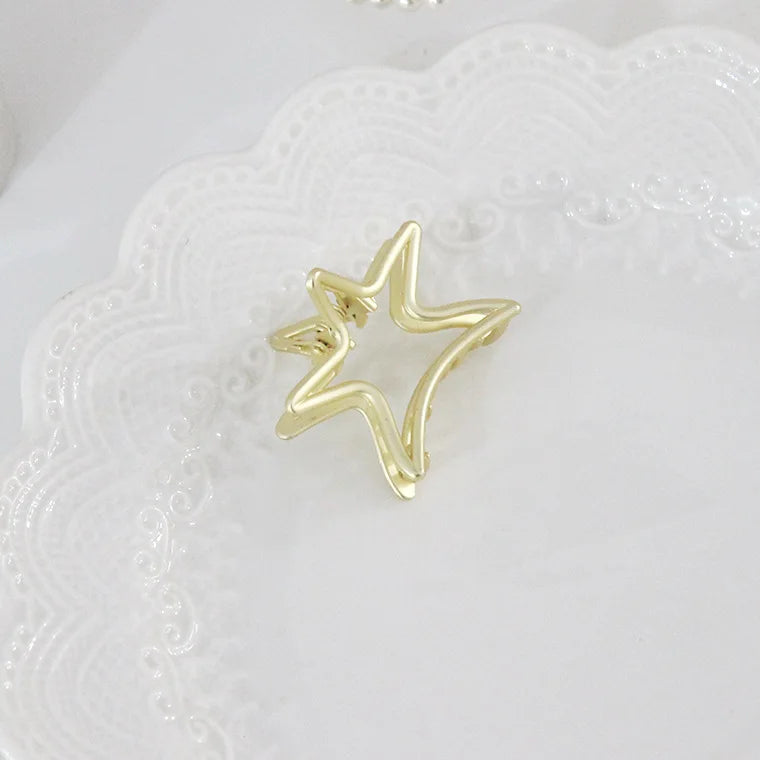 Fashion Summer Metal Geometric Hair Clips for Women French Big Claw Clips Woman Girls Hair Clip Headwear Pince Cheveux Wholesale