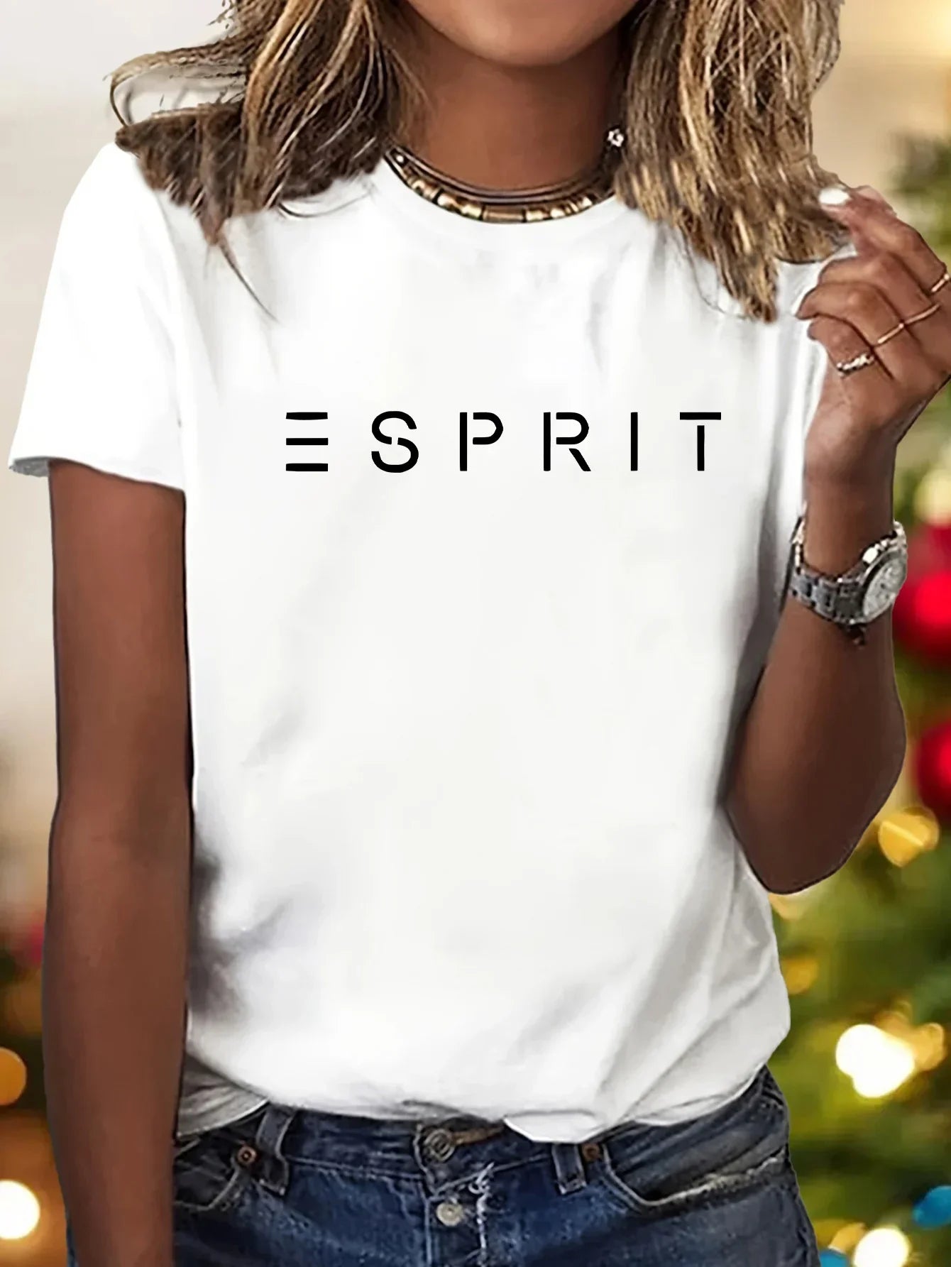 WomenS Graphic Tee Casual Crew Neck Short Sleeve T-Shirt  with Bold Letter Print Everyday Tshirt Bold Print Tee