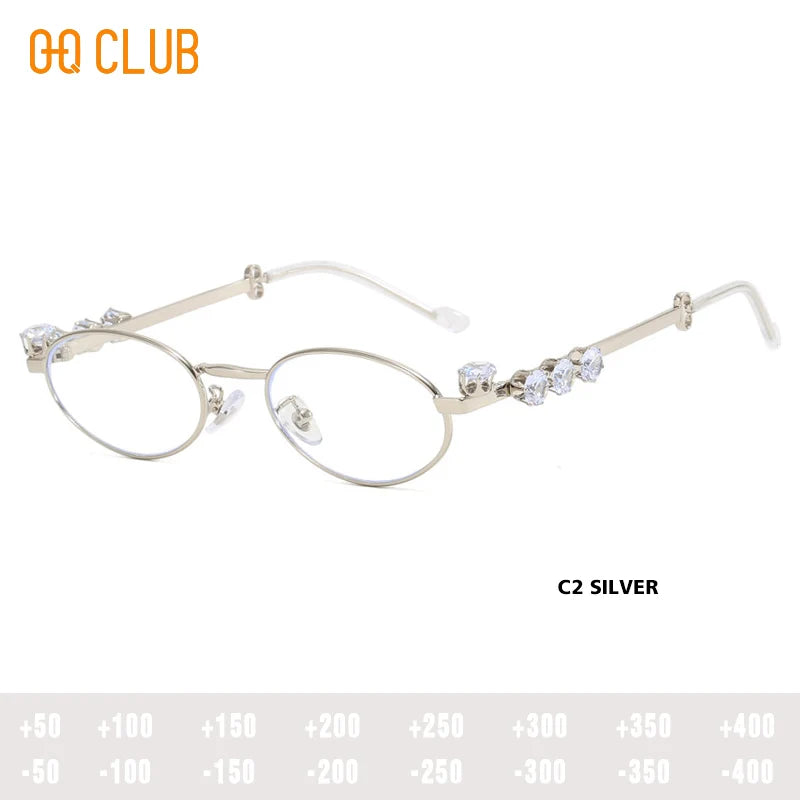 O-Q CLUB Women's Glasses Frames Lunette Pour Femme Original Transparent Eyepieces for Reading Blue Light Lenses to Read Eyewear