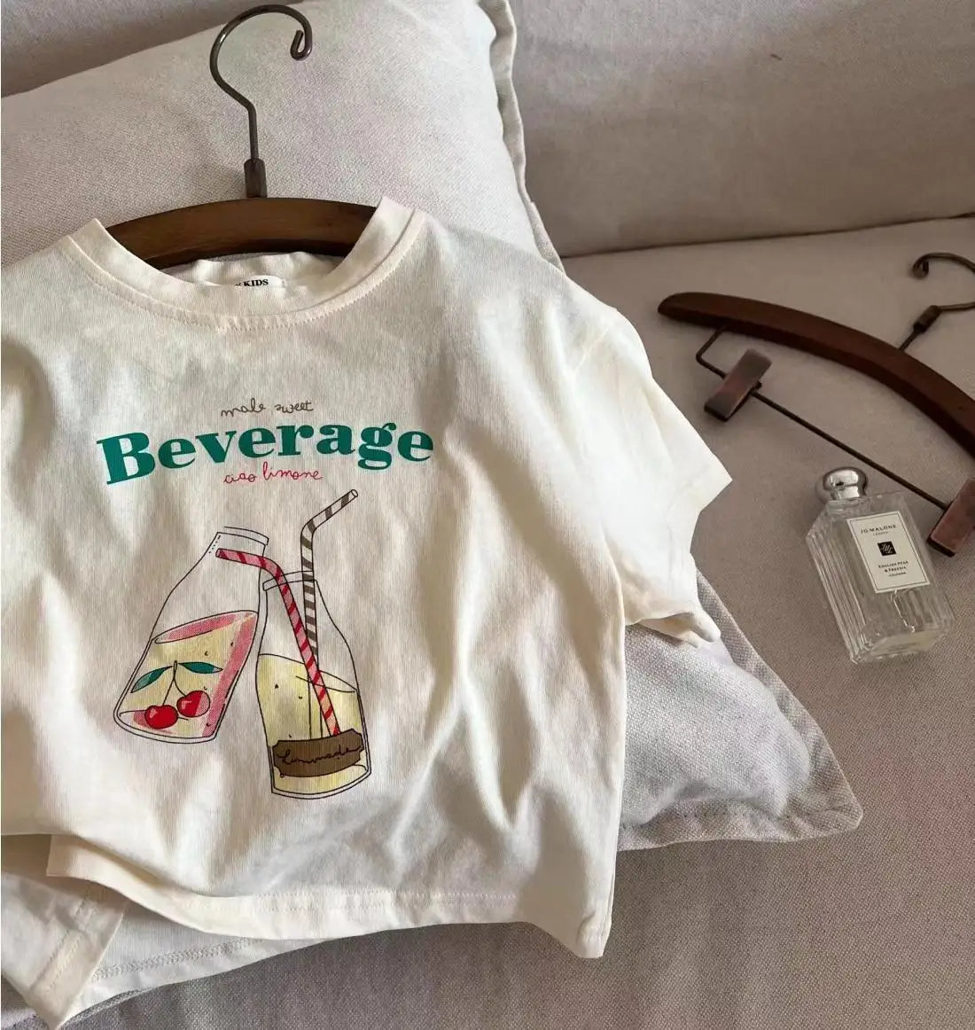 Children's Cotton Short Sleeve Top Cartoon Printed Half Sleeve Summer New Style For Middle Small Kids Kidswear T-shirt