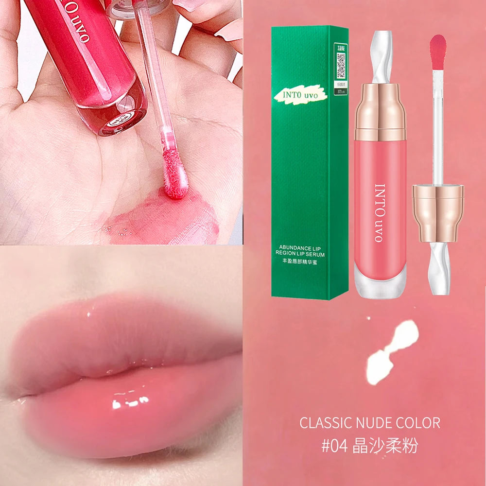 Water Light Lip Oil Moisturizing Glass Lip Gloss Lip Balm Lip Care Female Lipstick Lip Glaze Lips Waterproof Non Stick Cup