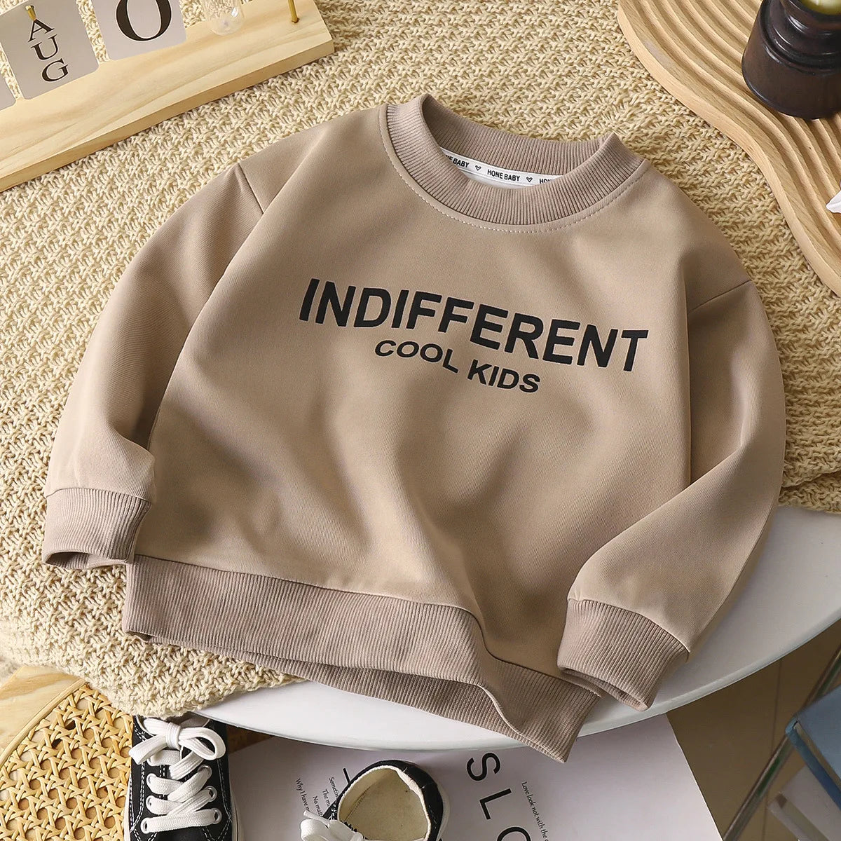 Kids Autumn Sweatshirt Children Clothing New Fashion Loose Casual Pullover Long Sleeve Tracksuits