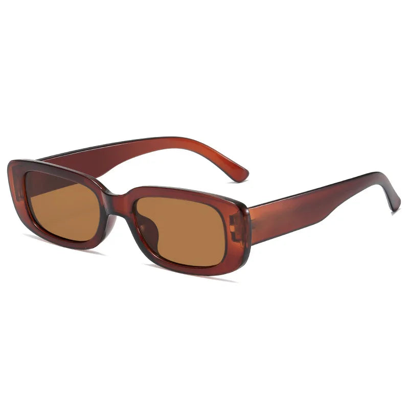 New Retro Square Frame Sunglasses for Men and Women Driving UV400 Protection Street Shoots Classic Fashion Colorful Y2K Eyewear