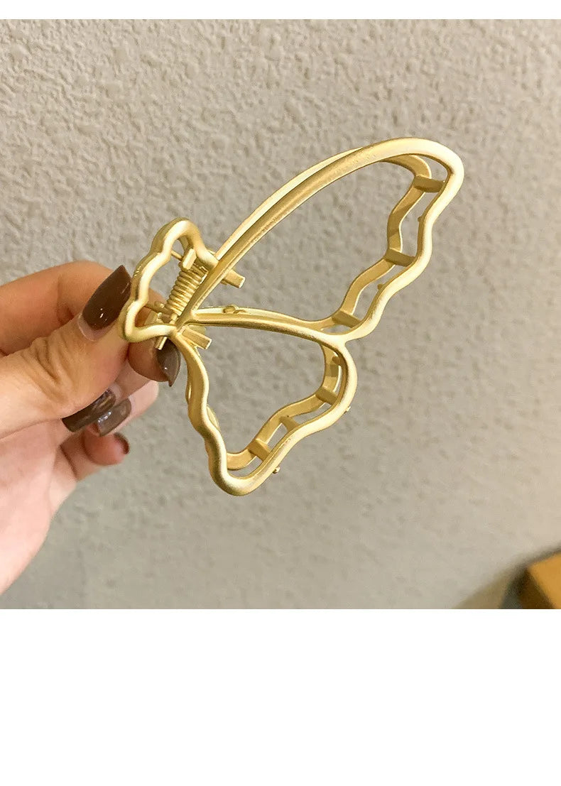 Fashion Summer Metal Geometric Hair Clips for Women French Big Claw Clips Woman Girls Hair Clip Headwear Pince Cheveux Wholesale