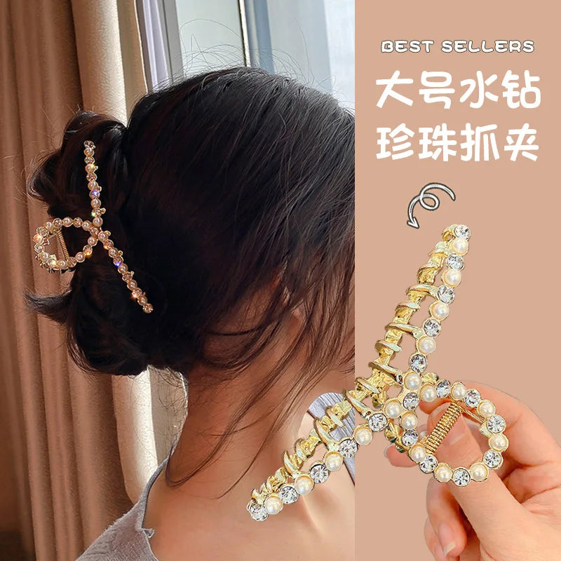 Fashion Summer Metal Geometric Hair Clips for Women French Big Claw Clips Woman Girls Hair Clip Headwear Pince Cheveux Wholesale