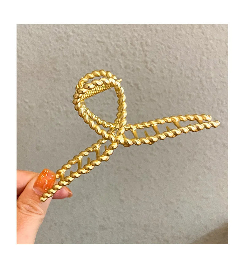 Fashion Summer Metal Geometric Hair Clips for Women French Big Claw Clips Woman Girls Hair Clip Headwear Pince Cheveux Wholesale