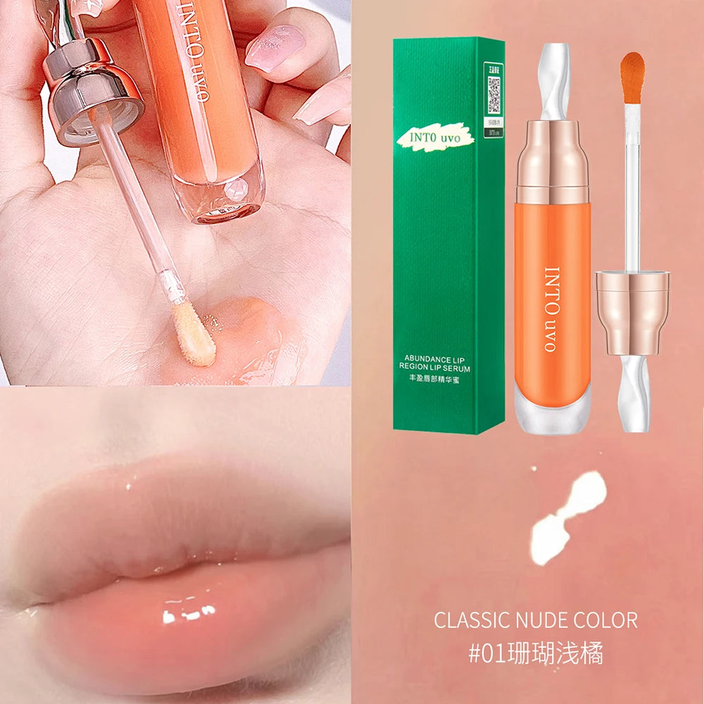 Water Light Lip Oil Moisturizing Glass Lip Gloss Lip Balm Lip Care Female Lipstick Lip Glaze Lips Waterproof Non Stick Cup