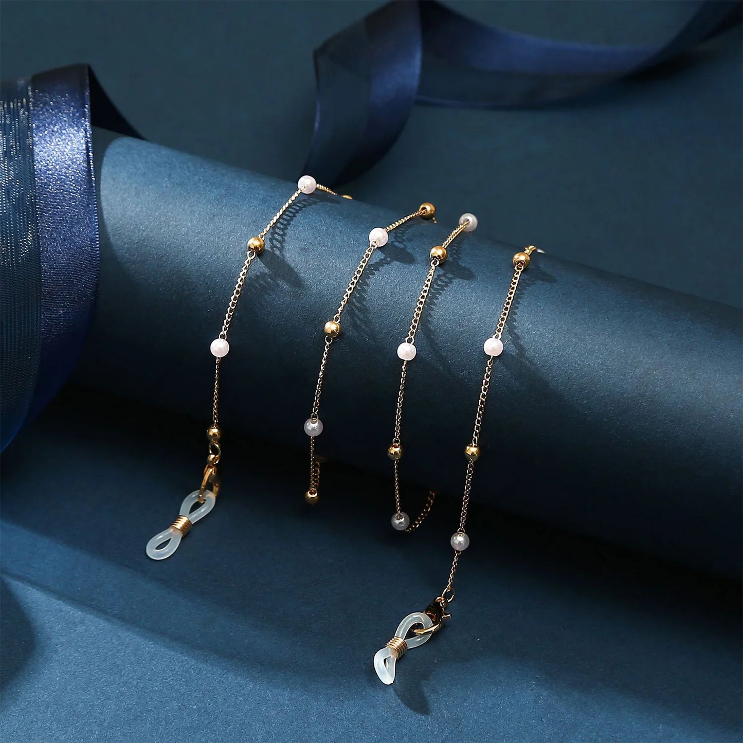 Crystal Stone Glasses Chain Bohemian Eyeglass Rope Sunglasses Cord Face Masks Chains Holder Trendy Neck Strap Gift For Women