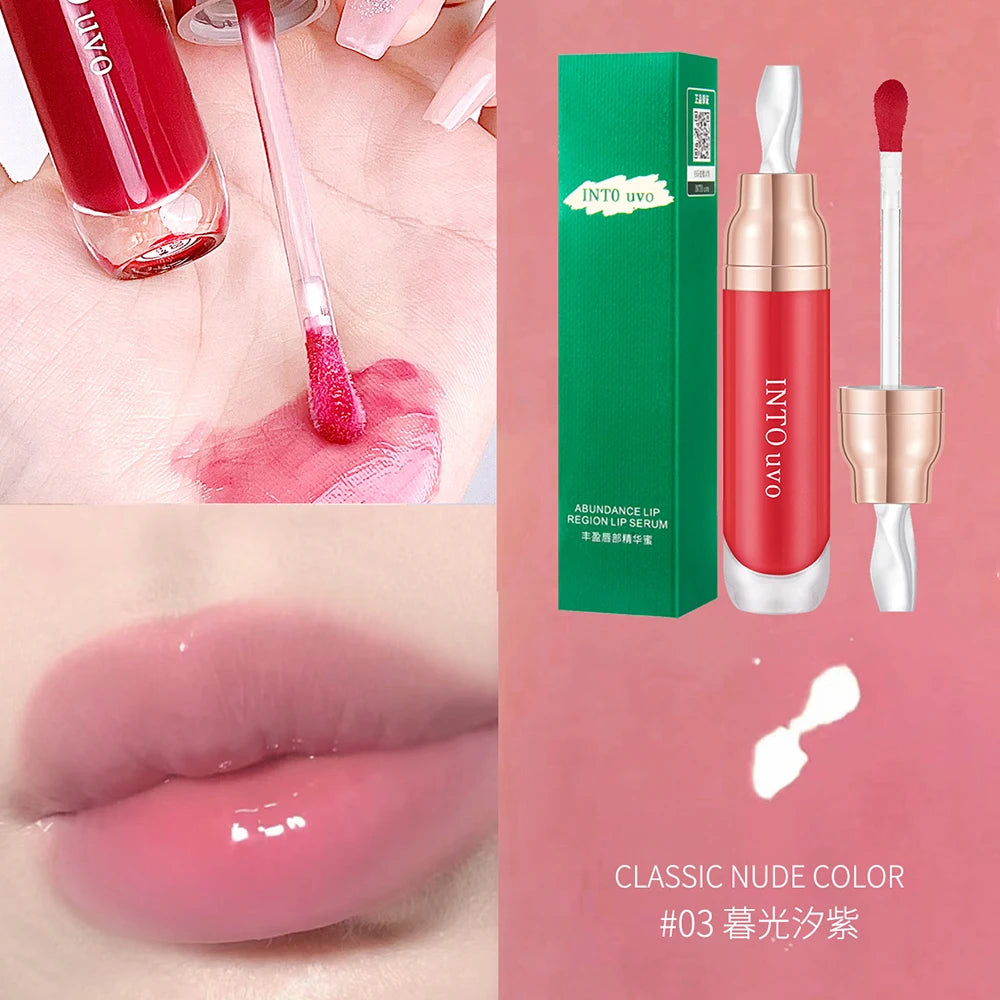 Water Light Lip Oil Moisturizing Glass Lip Gloss Lip Balm Lip Care Female Lipstick Lip Glaze Lips Waterproof Non Stick Cup
