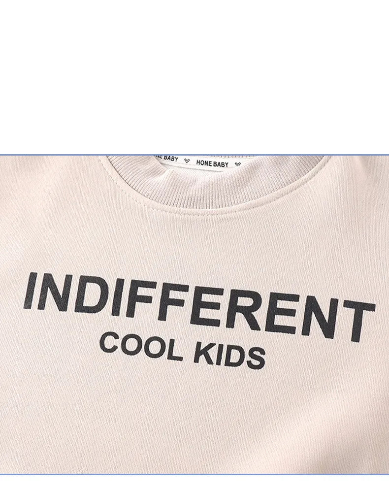 Kids Autumn Sweatshirt Children Clothing New Fashion Loose Casual Pullover Long Sleeve Tracksuits