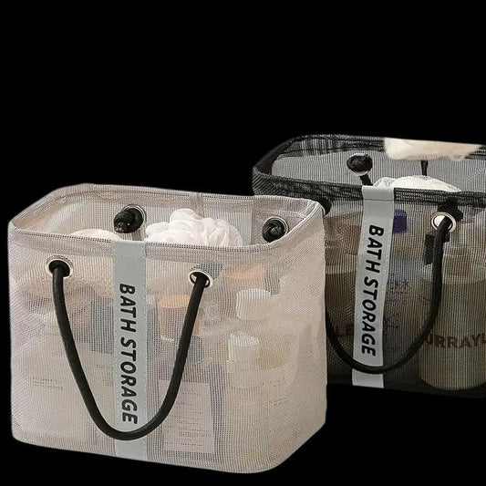Portable Tote Shower Basket WaterproofBag With Handle Large Capacity Toiletry Bag Organizer Unisex