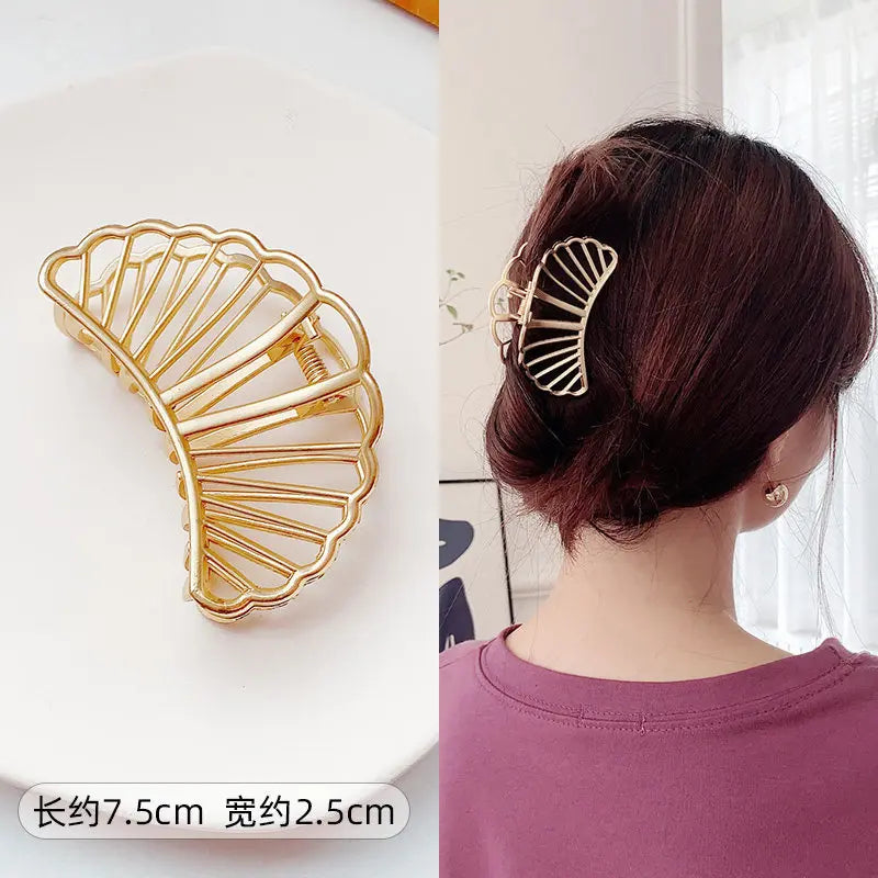 Fashion Summer Metal Geometric Hair Clips for Women French Big Claw Clips Woman Girls Hair Clip Headwear Pince Cheveux Wholesale