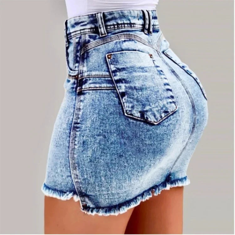 Fashionable 2012 New Summer Large Size Women's Clothing European American Sexy Elegant Denim Bodycon Skirt For Women