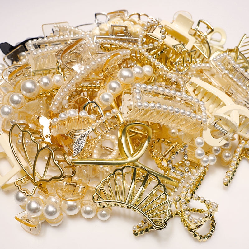 Fashion Summer Metal Geometric Hair Clips for Women French Big Claw Clips Woman Girls Hair Clip Headwear Pince Cheveux Wholesale
