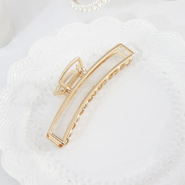 Fashion Summer Metal Geometric Hair Clips for Women French Big Claw Clips Woman Girls Hair Clip Headwear Pince Cheveux Wholesale