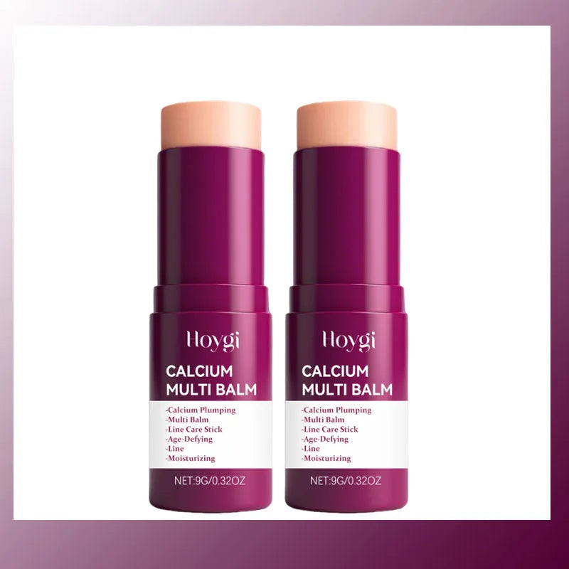 Korean Calcium Volume Multi Balm Stick - Hydrating & Firming Stick Anti-Wrinkle Care Collagen Infused Pre-Makeup Moisturizer