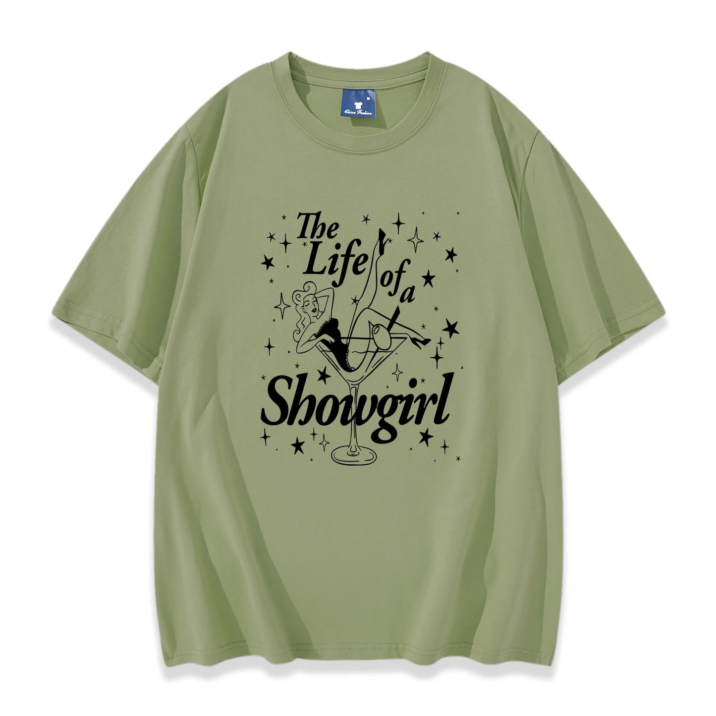 Showgirls Life T Shirt in My Showgirl Era T-Shirt New Album 2025 Shirt Country Music Fan Gift Men Women Streetwear Hip Hop Tops