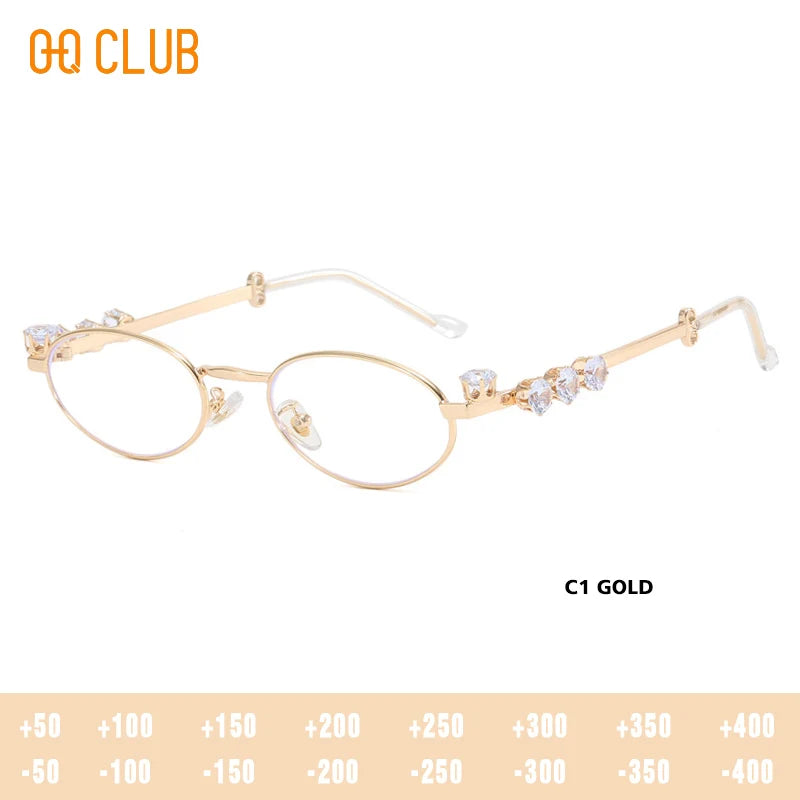 O-Q CLUB Women's Glasses Frames Lunette Pour Femme Original Transparent Eyepieces for Reading Blue Light Lenses to Read Eyewear