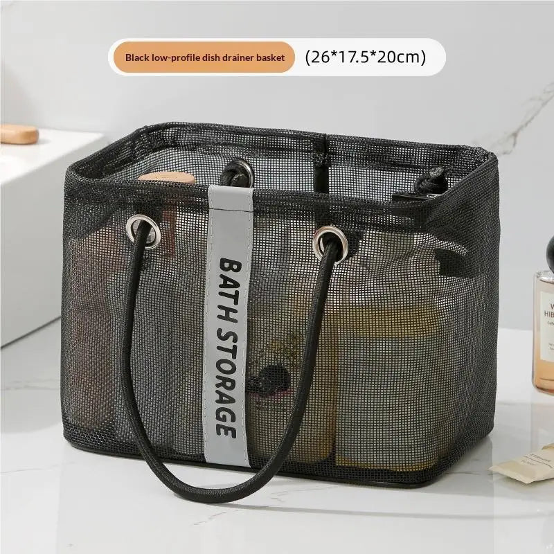 Portable Tote Shower Basket WaterproofBag With Handle Large Capacity Toiletry Bag Organizer Unisex