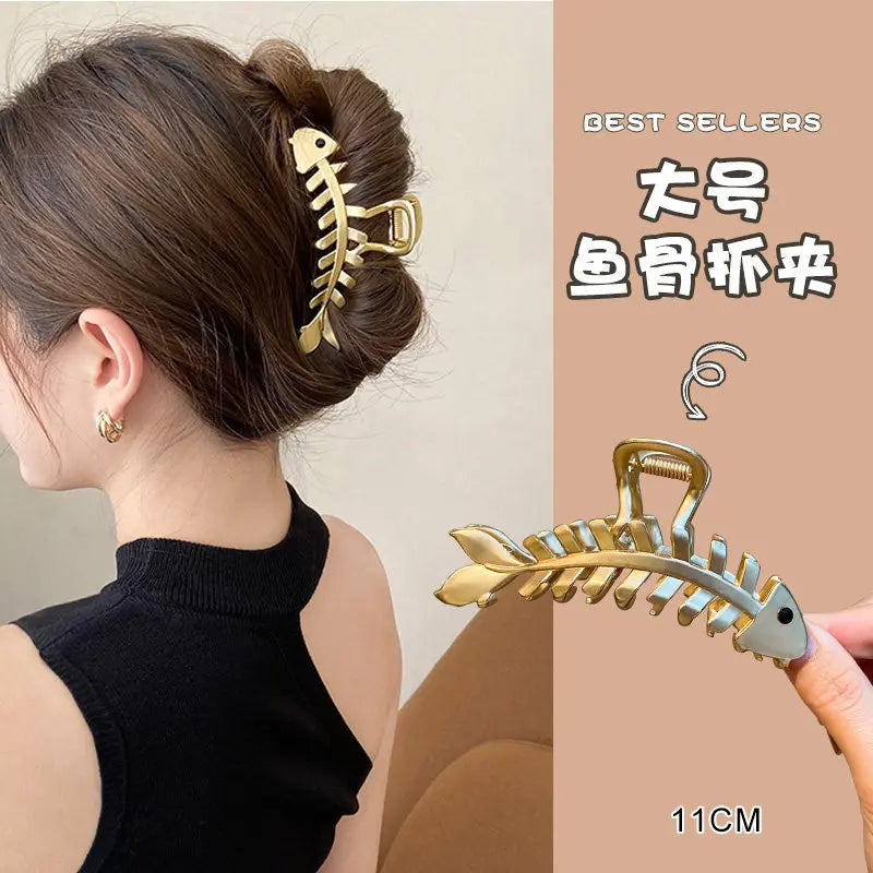 Fashion Summer Metal Geometric Hair Clips for Women French Big Claw Clips Woman Girls Hair Clip Headwear Pince Cheveux Wholesale