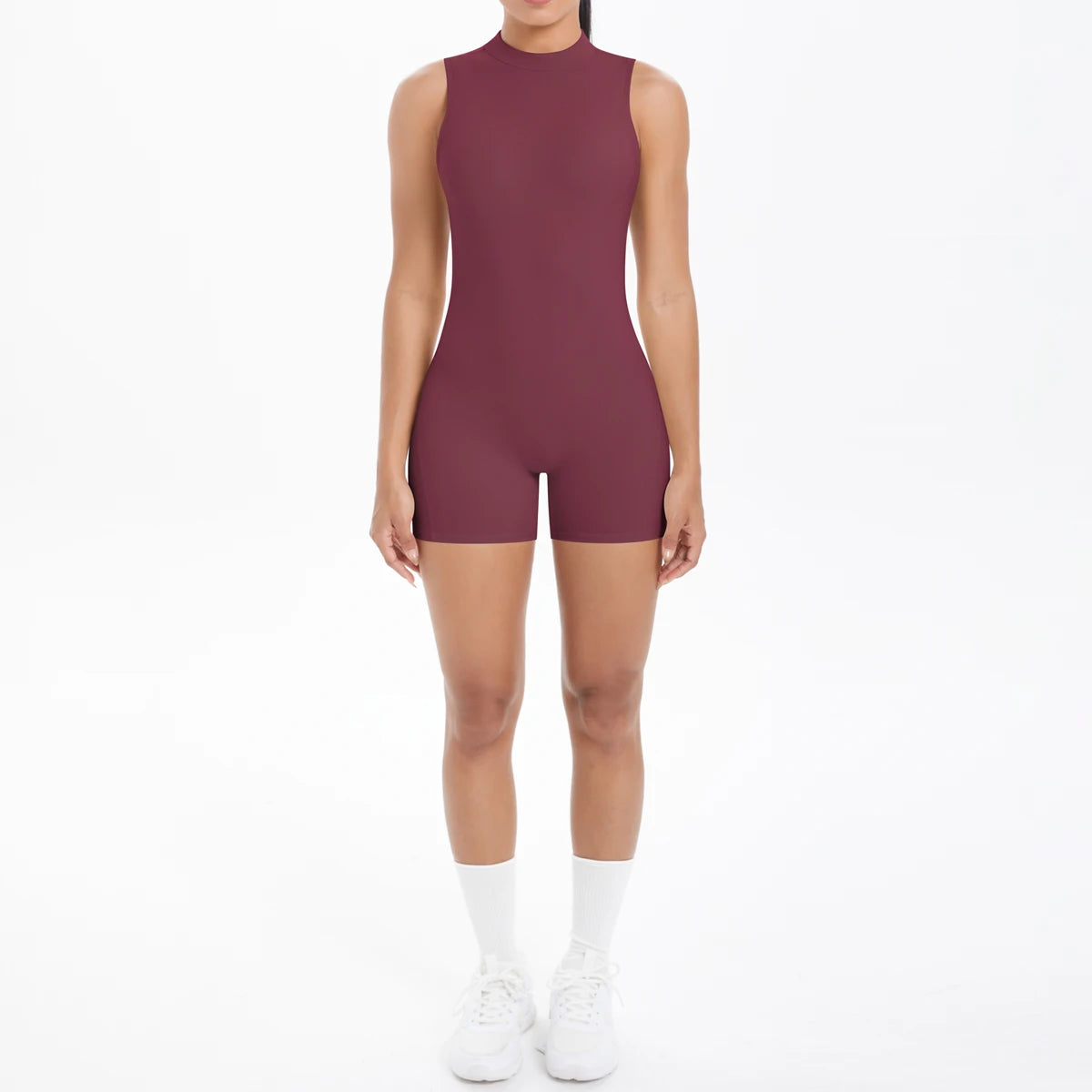 Sleeveless Backless Hollow Yoga Jumpsuit for Woman Solid Color Bodysuits Lifting Sports Push Up Sleeveles Workout Bodysuits