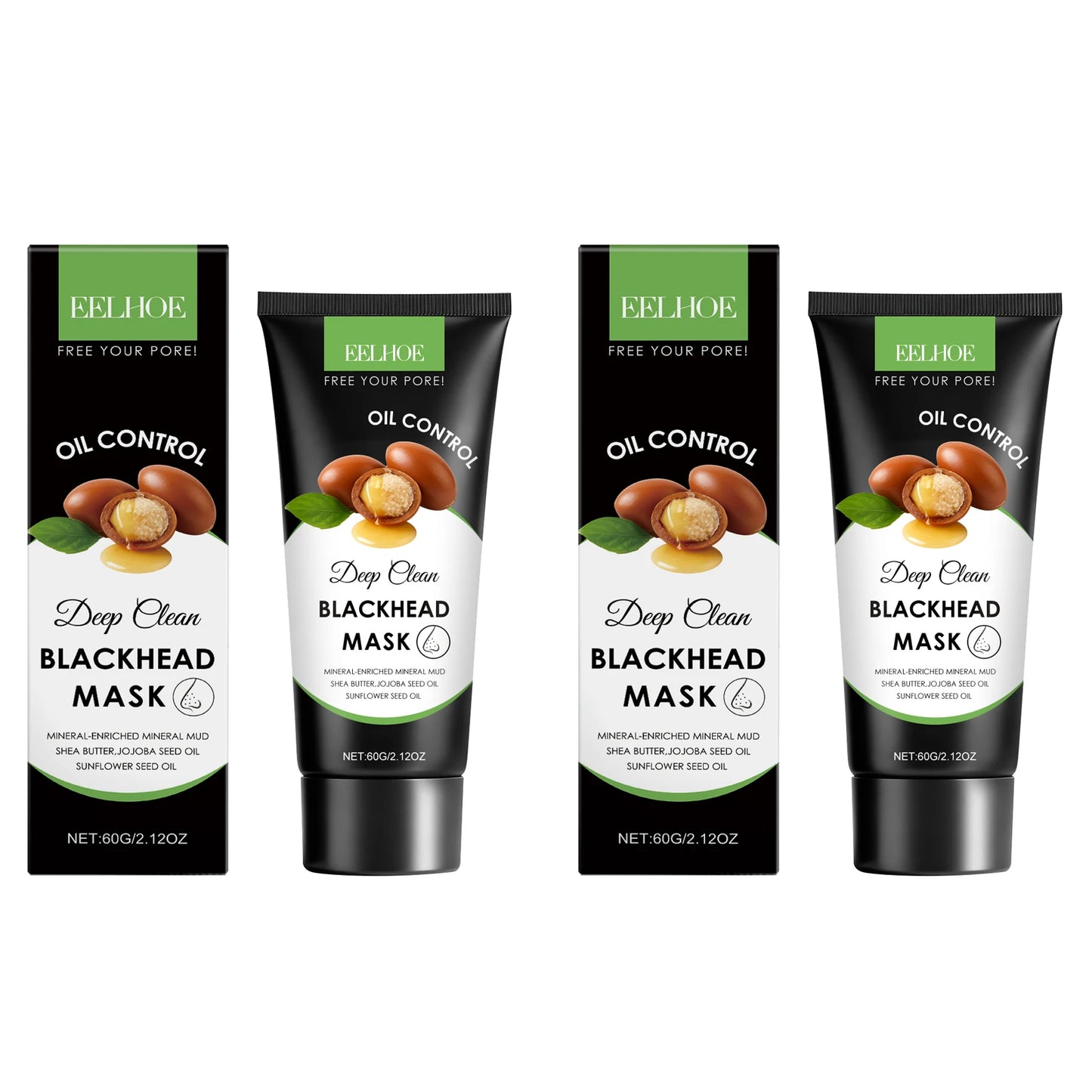 Moisturizing Cleaning Mask Effectively Cleaning Pore Remove Blackhead Control Oil Improve Facial Skin Elasticity Nourishing Mask
