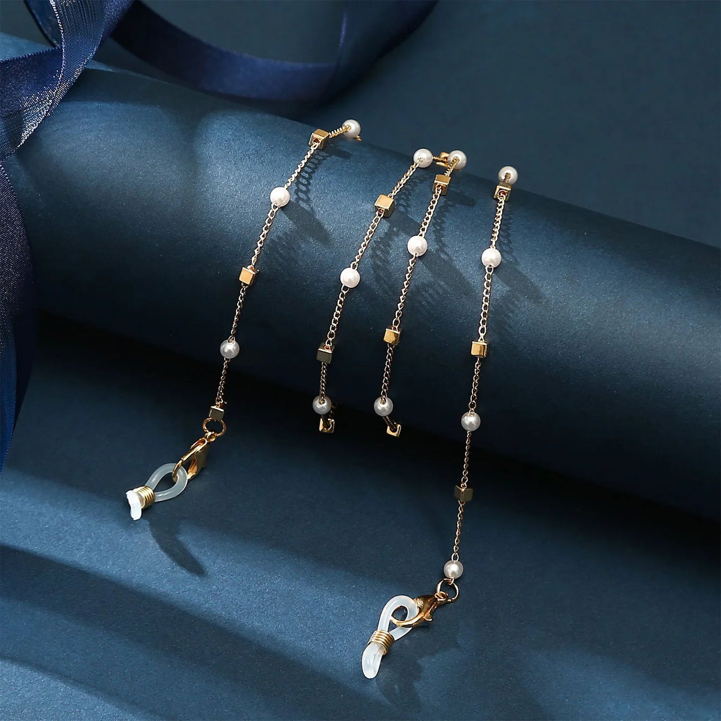 Crystal Stone Glasses Chain Bohemian Eyeglass Rope Sunglasses Cord Face Masks Chains Holder Trendy Neck Strap Gift For Women