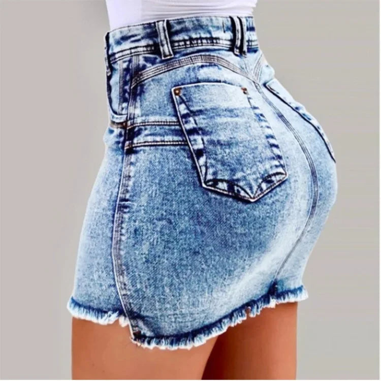 Fashionable 2012 New Summer Large Size Women's Clothing European American Sexy Elegant Denim Bodycon Skirt For Women