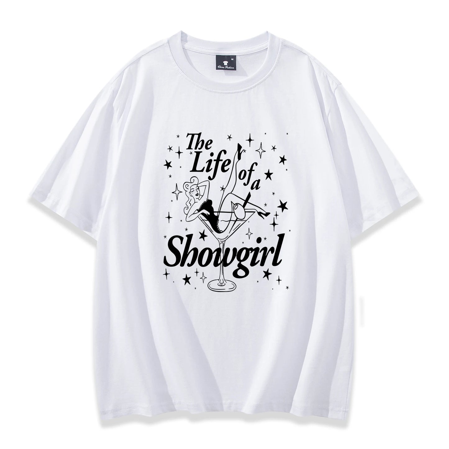 Showgirls Life T Shirt in My Showgirl Era T-Shirt New Album 2025 Shirt Country Music Fan Gift Men Women Streetwear Hip Hop Tops