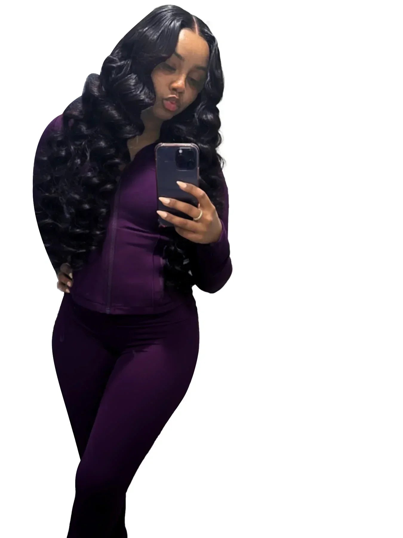 CM.YAYA Street Women's Set Striped Long Sleeve Jacket and Jogger Sweatpants Active 2024 Fall Sportwear Two 2-Piece Set Outfits
