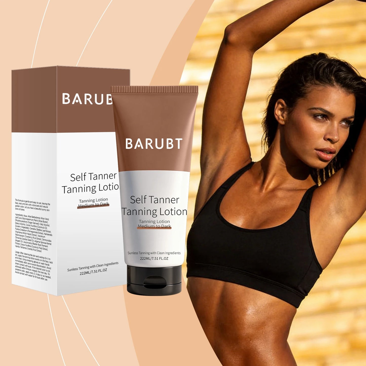 Sunlight-based tan-enhancing lotion. Outdoor Refreshing Body Lotion - Moisturizing Skin Care with Gentle  Effects