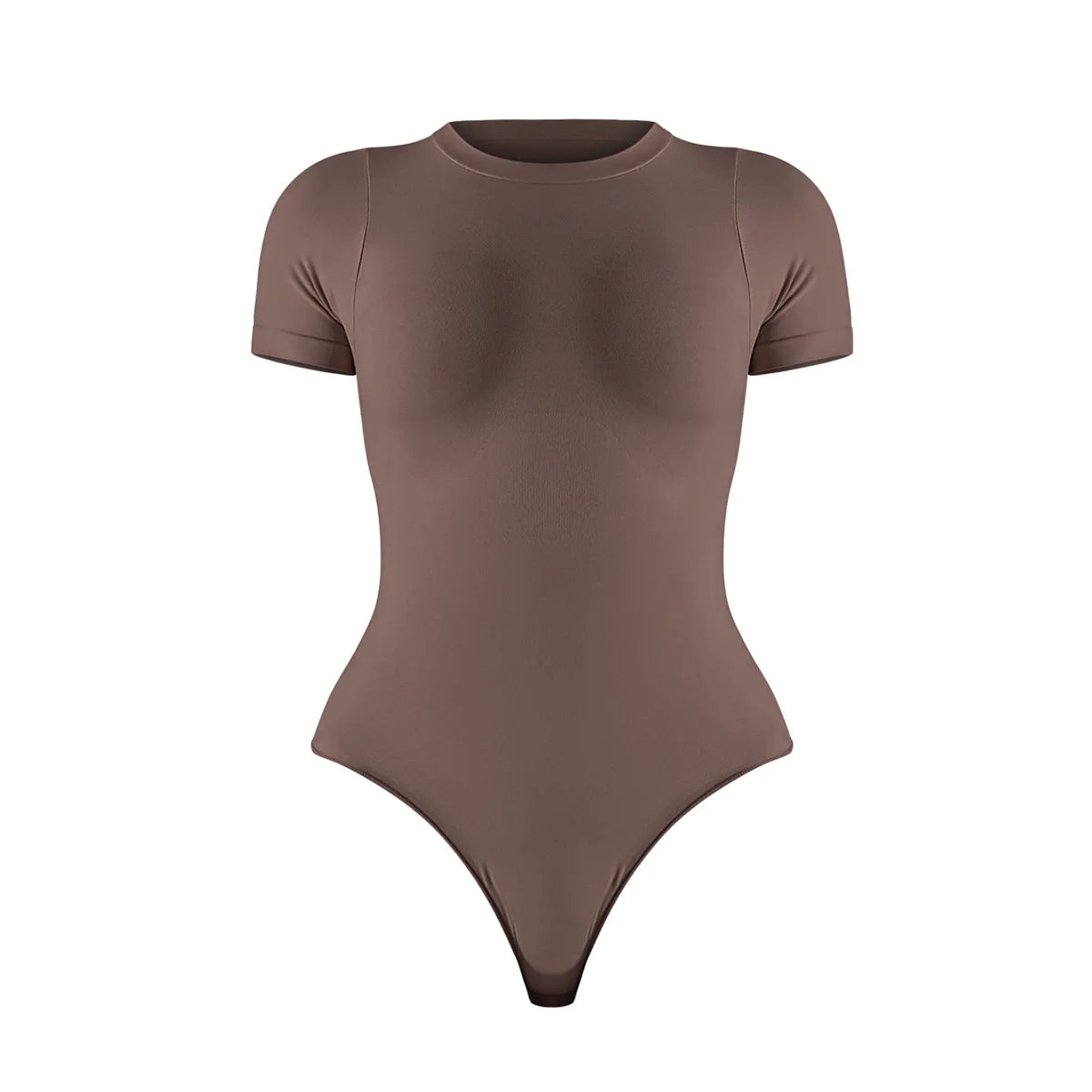 Pmwrun Women's Active Wear Seamless Shapewear Short Sleeve Bodysuit Shaping Sports Beauty Yoga Dress